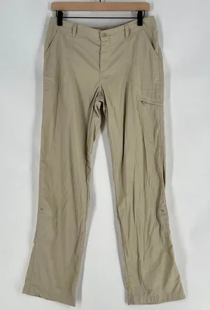 Columbia PFG Lightweight Nylon Roll‎ Tab Adjustable Straight Leg Pants Size 8 thumbnail 1