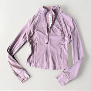 Lululemon Define Cropped Jacket NULU ROSE BLUSH SZ 6  Mint EUC thumbnail 7