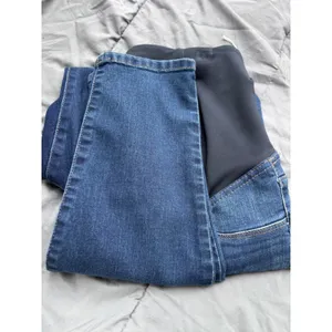 Isabel Maternity by Ingrid & Isabel Skinny Jeans Dark Wash Full Belly Panel S thumbnail 5