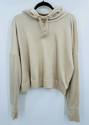 Offline | by Aerie Soft Relaxed Fit Crop Hoodie Size Extra Large thumbnail 1