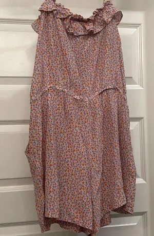 NWOT J Crew Floral Romper - 100% Silk thumbnail 5