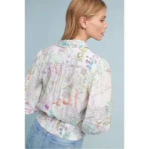 Anthropologie Maeve Rosa Blouse thumbnail 3