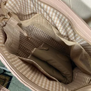 DD Bird The Taupe Leather‎ Nash With Changing Pad Diaper Bag Luxury Shoulder thumbnail 4