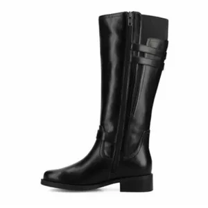 Journee Collection Sonny Knee High Wide Calf Boots in Black, Size 10 WC thumbnail 4