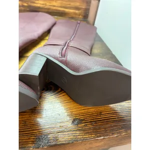 A‎ New Day Red/Brown Heeled Boots Size 8 thumbnail 6