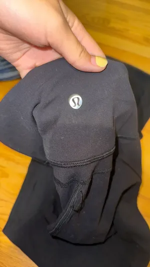 Lululemon Flare Leggings Black Groove thumbnail 2