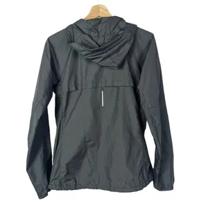 Nike Gray Check Vapor Lightweight Running Athletic Jacket M thumbnail 2