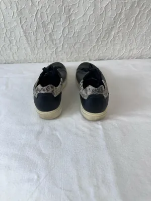 Ecco Soft Street Sneakers Black Leather Women’s Size EU 39/8-8.5 Comfy thumbnail 5