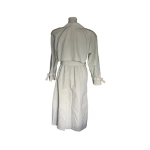 London Fog Trench Coat Women 10P Ivory Vintage Classic Minimalist Chic Academia thumbnail 11