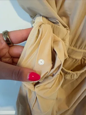 Lululemon Lightweight High-Neck Romper Yellow Size 12 thumbnail 6