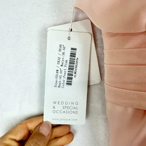 JJ's House Halter Neck Chiffon Bridesmaid Dress Size 18W Pearl Pink NWT thumbnail 11