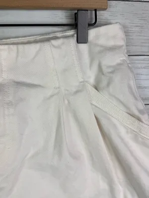 Antonio Melani High Rise Pleated Denim Shorts Size 12 thumbnail 2