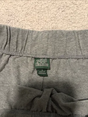 wild fable Women's Knit Elastic-Waist Shorts - Gray thumbnail 2
