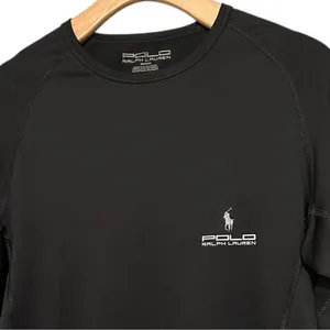 Polo Ralph Lauren Women’s Size M Black Base Layer Long Sleeve Performance Shirt thumbnail 1