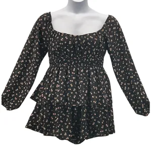 Altard State Floral Romper Black Medium‎ thumbnail 1