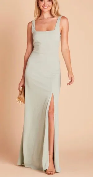 Birdy Grey dress. In color crepe sage. thumbnail 1