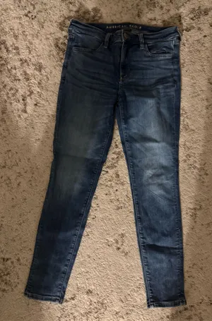 American Eagle next level stretch denim jegging jeans size 0 short thumbnail 1