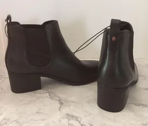 Black Ankle Boots, Size 7 1/2 thumbnail 5