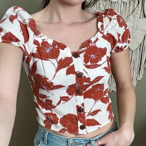 Monteau Floral Top thumbnail 1