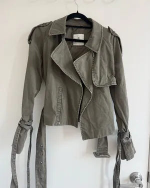 Anine Bing Olive Utility Trench Jacket - Women thumbnail 1