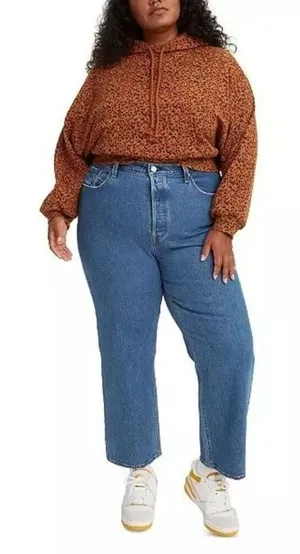 ✨Levi's Plus Size Ribcage Straight-Leg Ankle Sz 24W Jeans✨ thumbnail 1
