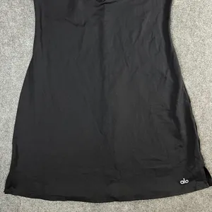 Alo Yoga Womens Black Sleeveless Racerback Polo Athletic Tennis Golf Dress M thumbnail 8