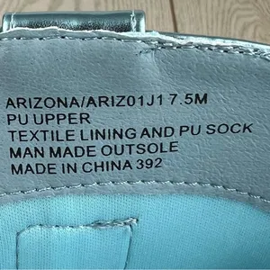 Madden Girl Arizona Knee High Cowboy Boots 7.5M Metallic Blue $99 thumbnail 7