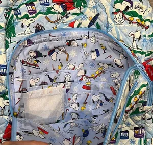 Vera Bradley and Peanuts snoopy collaboration backpack bag! thumbnail 3