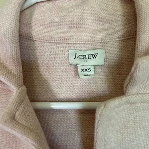 J.Crew Factory Knit Sweater Blazer Womens Sz XXS Light Pink‎ Cotton Career G9309 thumbnail 2