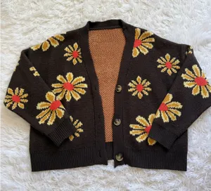 Shein Floral Cardigan thumbnail 1