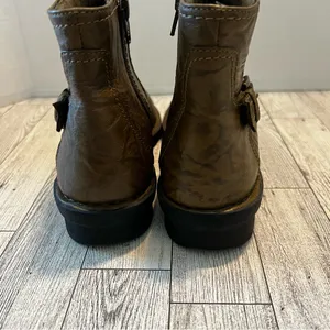 Clarks Boots Womens 7M Nikki Star Taupe Marbled Ankle Bendables Comfort Shoes thumbnail 5