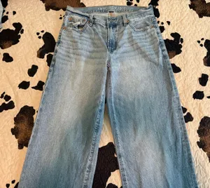 American Eagle Strigid High-Waisted Stovepipe Jean thumbnail 1