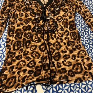 INC cheetah blouse thumbnail 3
