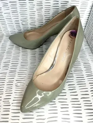 Franco Sarto‎ Green Howie Heels size 8.5 thumbnail 1
