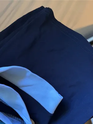 Women's y2k sweatpants lounge jersey bottoms in navy blue thumbnail 3
