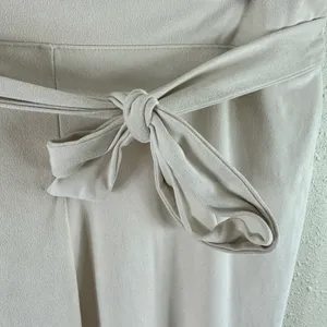 One by Chapter One NWT Cream Suede Jogger Pants Large‎ thumbnail 3