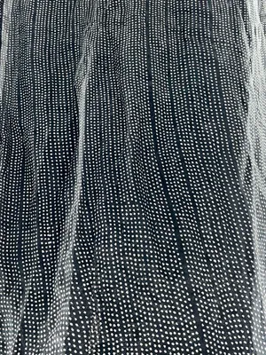 Black Rhinestone-Trim Midi Slip Dress with Spaghetti Straps-Size 12 thumbnail 4