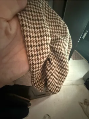 Necessary Objects Brown Houndstooth Tailored Blazer thumbnail 4