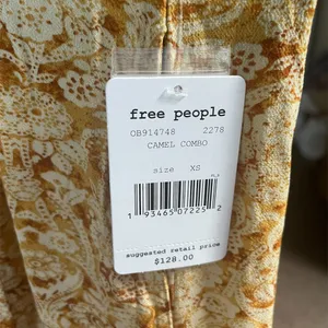 Free People Sugar Sands Wide Leg Jumpsuit In Honey thumbnail 8