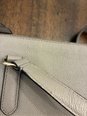 Kate Spade Larchmont Avenue Logo Penny Tote Bag Leather Purse Cityscape Taupe thumbnail 8