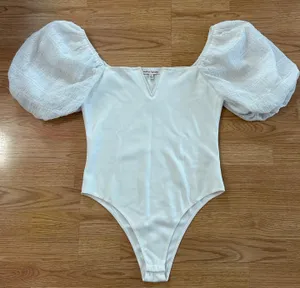 Jealous Tomato Bubble Sleeve One Piece Bodysuit thumbnail 2