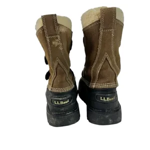 L.L. Bean Tan and Black Snow Boots thumbnail 5