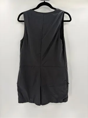 Nike Icon Clash Romper Nylon Utility Dress Zip Dark Gray Pink activewear small thumbnail 7