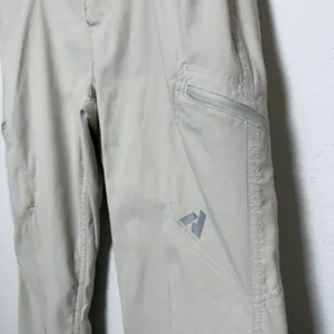 Eddie Bauer Women First Ascent Pants 8 Beige Hiking‎ Cargo Zip Pockets Outdoor thumbnail 2
