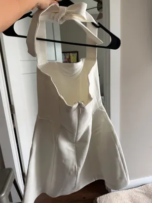 White Halter Showpo Dress thumbnail 1