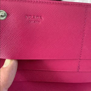 NICE PRADA SAFIANO LEATHER WALLET 🌷🌷🌷 thumbnail 12