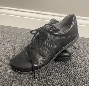 Dansko Neena work nonslip shoes 38 tie lace up black comfy 7.5/8 thumbnail 1