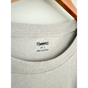 Madewell | NWT Northside Vintage Tee Light Heather Grey Short Sleeve | Sz L thumbnail 5