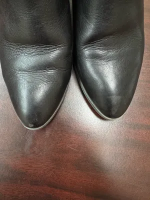 Frye Judith Black Zip Up Booties Size 7 thumbnail 5