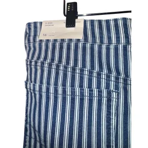 New American Eagle High Rise Shortie Shorts Nautical Striped Women's‎ 16 Stretch thumbnail 6